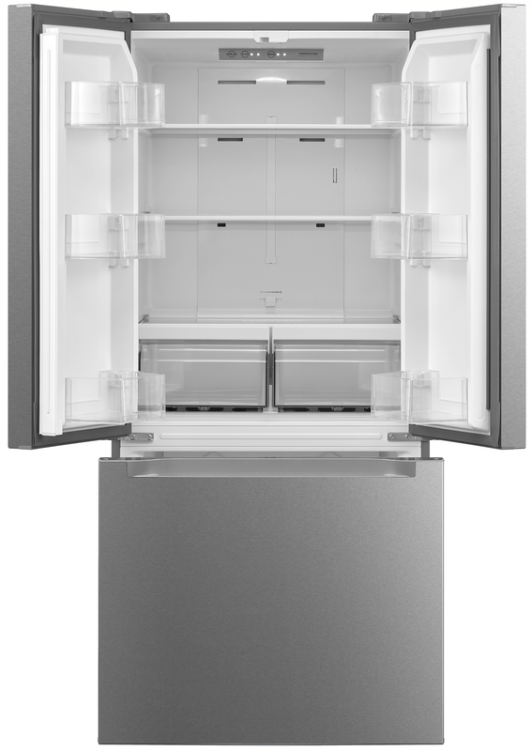 18 CF Bottom Mount French Door Refrigerator-White